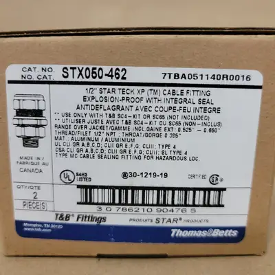 NEW T&B FITTINGS STX050-462