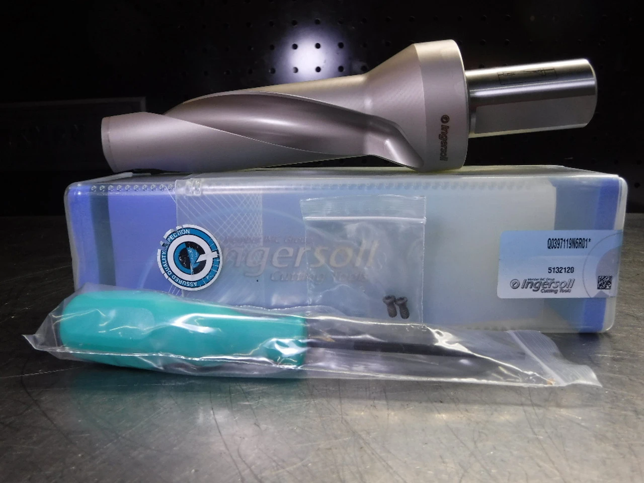 Ingersoll 1.562" Indexable Drill 1.25" Shank Q0397119N6R01 (LOC1304B)