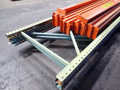 42" X 192" Pallet Racking  - Teardrop