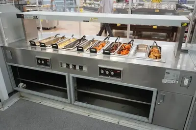 Used Hill Phoenix HWBI-5 Steam Tables (Food) Michigan US | Grocery Equipment Sales #1060158