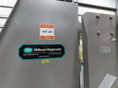 Shibuya Hoppmann Norwalt Aerosol Can Puck Sorter Inserter Line w/ Feeder Hopper