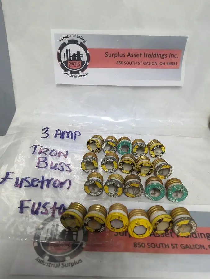 Used BUSSMANN 3 AMP Miscellaneous Equipment (Electrical & Power) Ohio US | Surplus Asset Holdings #1363842