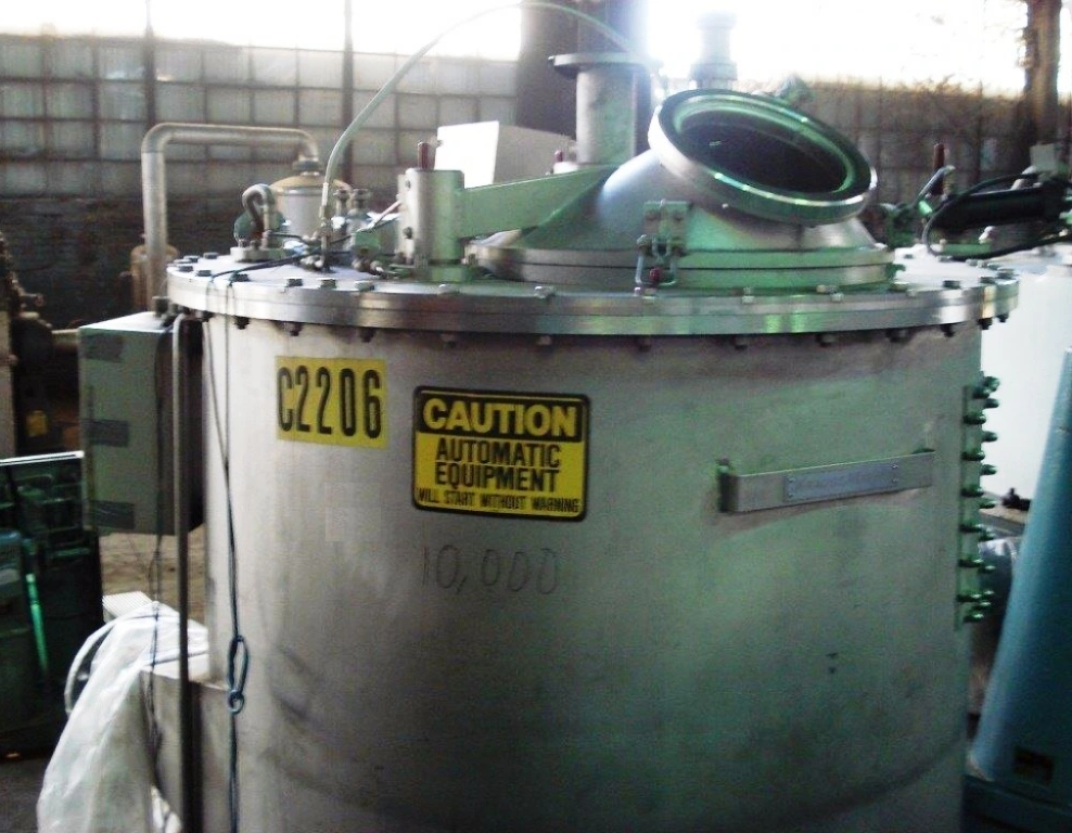 Krauss-Maffei VZO 125/3.2C perforate basket centrifuge, 316SS.