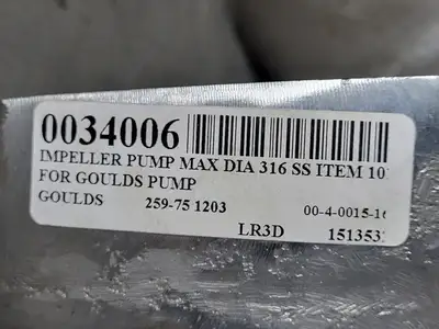 Used GOULDS 259-75-1203 Parts (Hydraulics and Pneumatics) British Columbia CA | Lenmark #257146