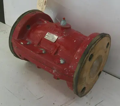 SPC9312  Valve 2.5" Red Valve pinch valve, model Type A, pneumatic operator, rubber contact parts