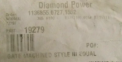 NEW DIAMOND POWER 19279 ACTUATOR REBUILD KIT E-6932 D-6933