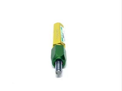 M8 X 1 THREAD GAGE | Vermont Gage M8 x 1.0 Internal Thread/Thread Plug Gage, Male/GO Only - Used