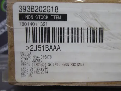 USED GENERAL ELECTRIC 393B202G18