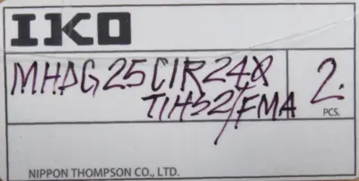 NEW NIPPON MHDG25C1R240 LINEAR GUIDE T1HS2/FMA