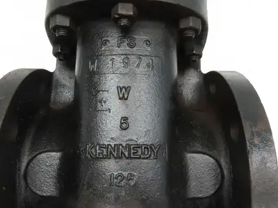 Kennedy 0611 Gate Valve 5" 125S Bronze seat 2000psi WOG Trim