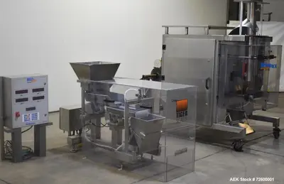 Used WEIGHPACK SYSTEMS VERTEK 160 Net Weigh Filler Scale Vertical Form & Fill Illinois US | Aaron Equipment #86744
