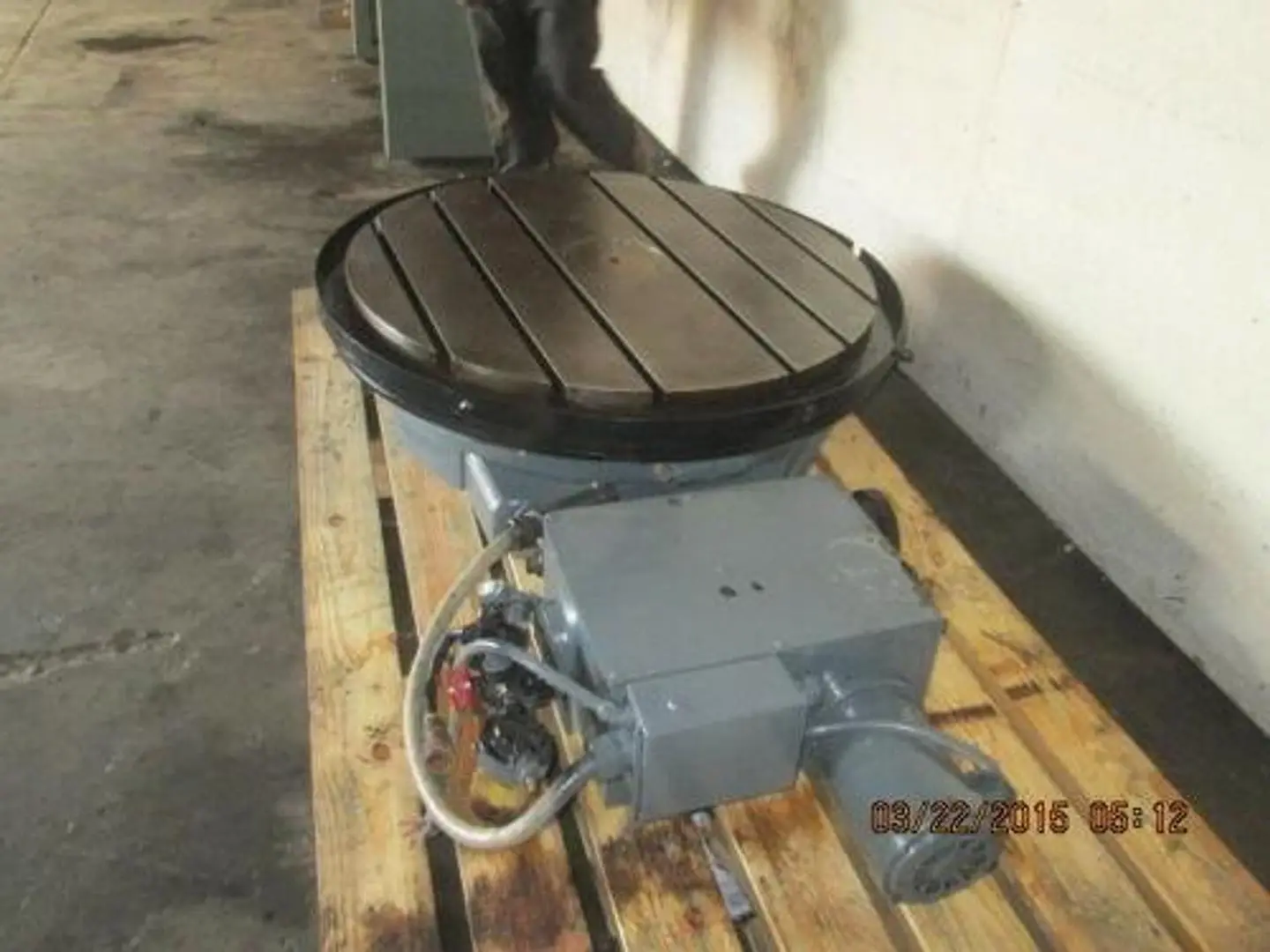 42" Lucas precision motorized rotary table with CNC connectors