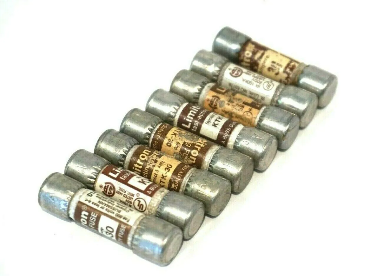 8 NEW BUSSMANN LIMITRON KTK-30 FUSES KTK30