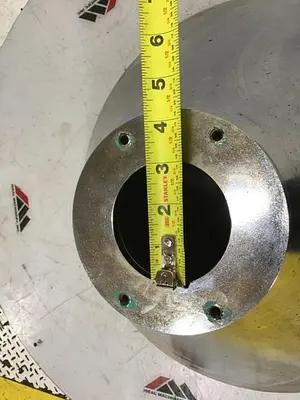 USED METAL FABRICATOR HOPPER