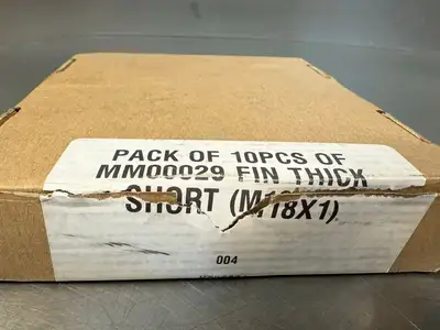 Kt00004 2.6lib. Pack of 10 Pcs of MM00029 Fin Thick Short M18X1 (7.2.2)