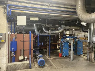 USED 1964 ELIN KR 25 STEAM TURBINE AND BOILER