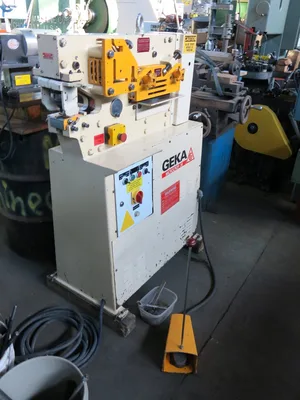 GEKA MICROCROP 36 TON HYDRAULIC IRONWORKER