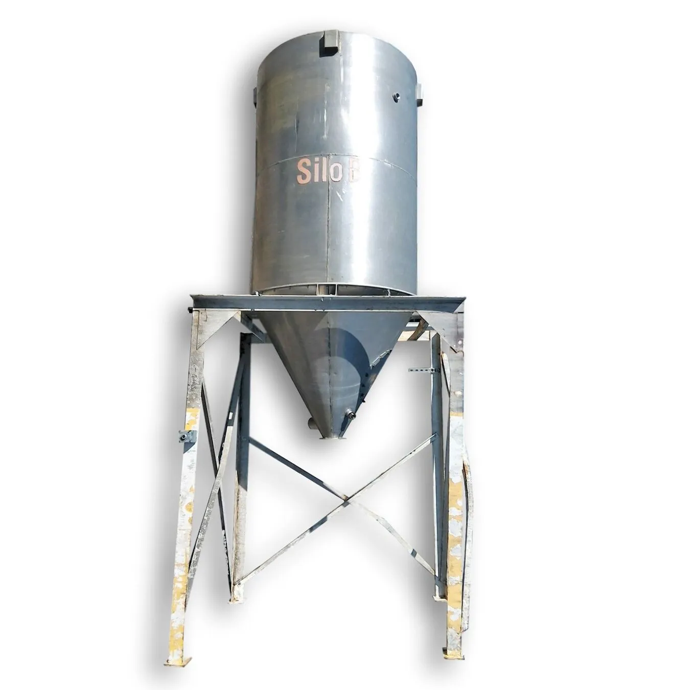 Used Aluminum Cone Bottom Hopper - 150 cu/ft