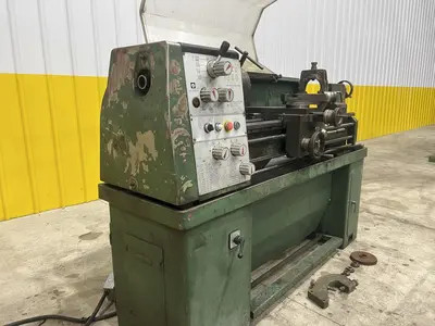 13" X 40" ENCO MODEL #1340 GAP BED ENGINE LATHE, 1.375" HOLE: STOCK #20717