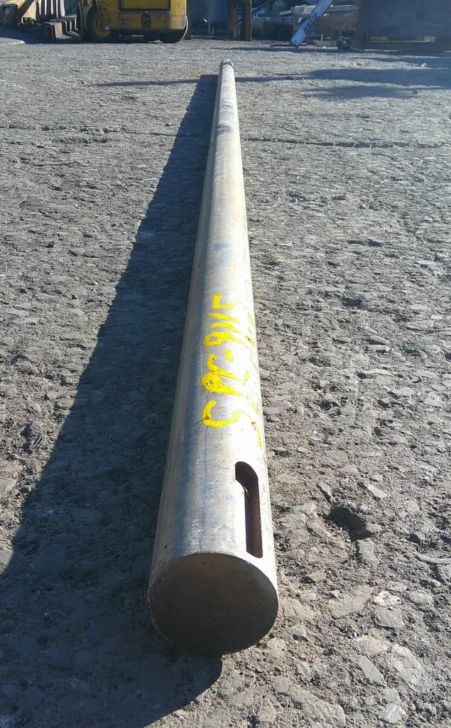 SPC9115  Agitator 2.5" dia x 144" long agitator shaft, Stainless Steel