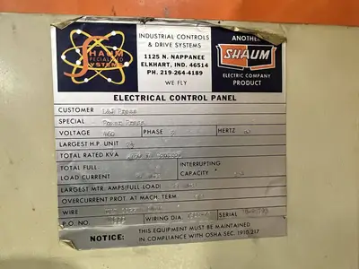 USED L AND J L AND J 60 PRESS
