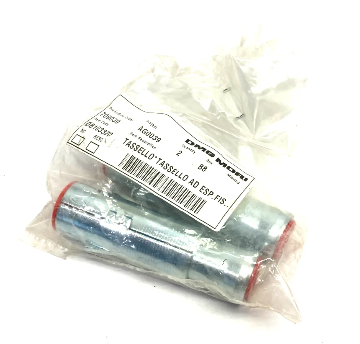 0B103320 | DMG Mori  Hardware Kit M20-30 Dia. PKG OF 2 - New