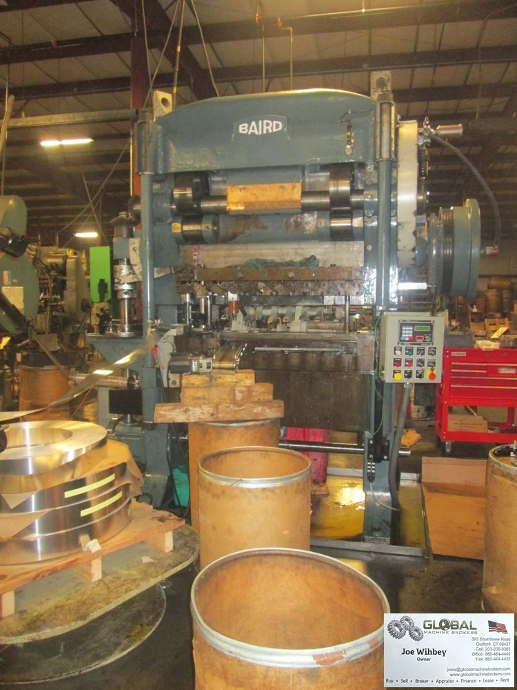 US Baird Model 5L51 7" Stroke Transfer Press Rebuilt 2018 Minster Clutch 11 Op