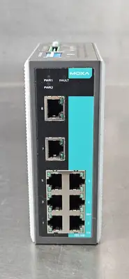 MOXA EDS-308 Ethernet Switch Input Module Connector PLC (531)