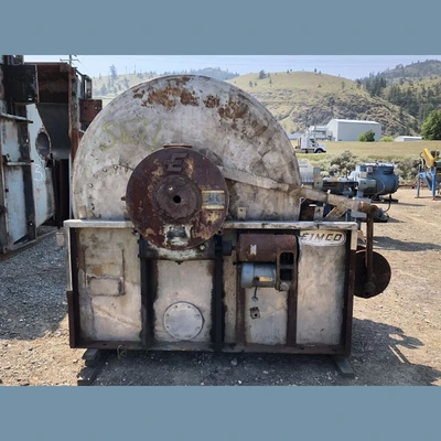 6 ft. Dia. x 3 ft. Eimco Continuous Vacuum Drum Filter