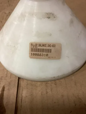 D42-033 Balance Roller , 8” Polypropylene