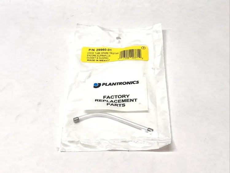 New | in-Stock Plantronics Clear Voice Tube Miscellaneous MRO Michigan US | Maverick Industrial Sales #1393260