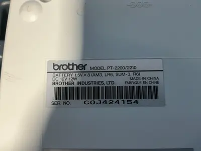 Used BROTHER PT2200/2210 Label Printers Ohio US | HGR 24 #1335279