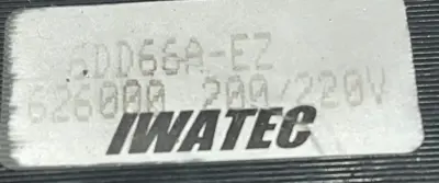 NEW IWATEC 6DD66A-EZ MOTOR 20A 220V 6DD66AEZ