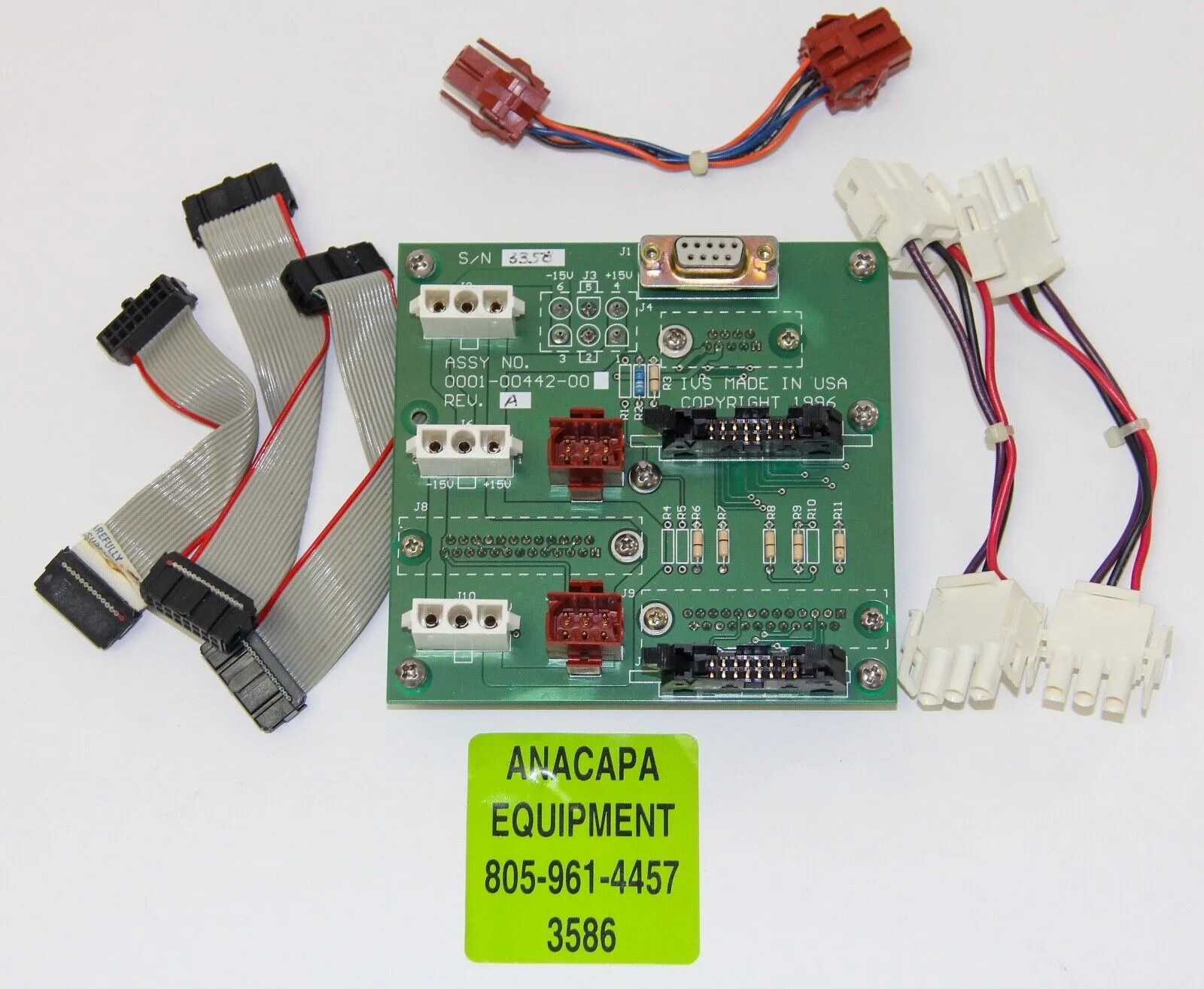 USED Schlumberger, IVS, Inspectrology, Onto Innovation IVS 220 PC Board / Card