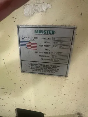 1998 MINSTER MEF4-26S Complete Feed Lines | Universal Press & Machinery (UPM) (6)