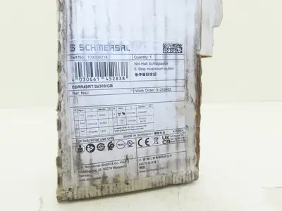 Schmersal EDRR40RT/2X303/GB E-Stop Pushbutton Kit Mushroomhead 38.5mm 103008214