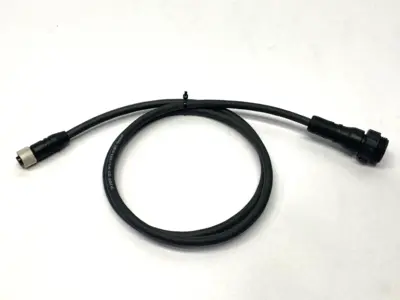 0935 253 103/1M | Double Ended Cordset w/ 7/8" Male 5-Pole to M12 Female Connector - New Other