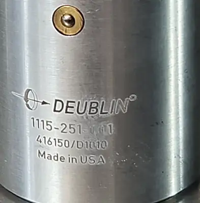 Deublin 1115-251-001 Radial Housing Connection 1/2" 150 PSI loc5C18