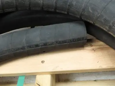 Concord Wildcat 1-1/2" ID x 90' Black Rubber Sandblast Hose 100 PSI H003424