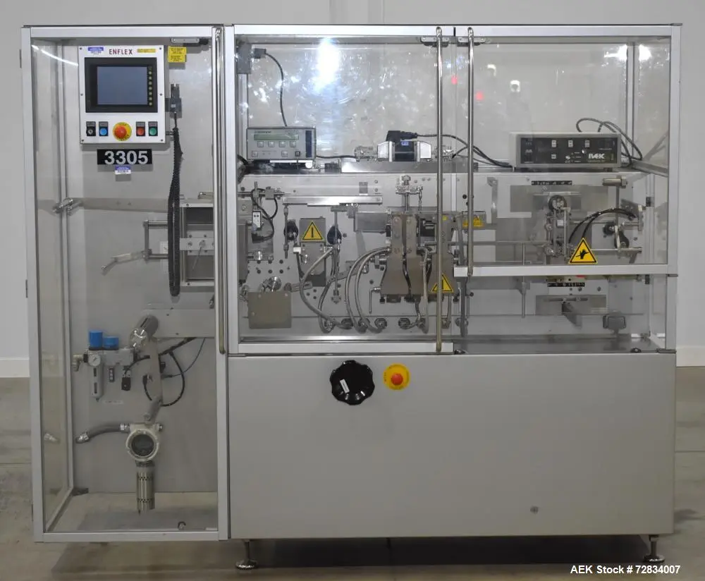 Pre-Owned Enflex Model F11DX Horizontal Form Fill Seal Machine