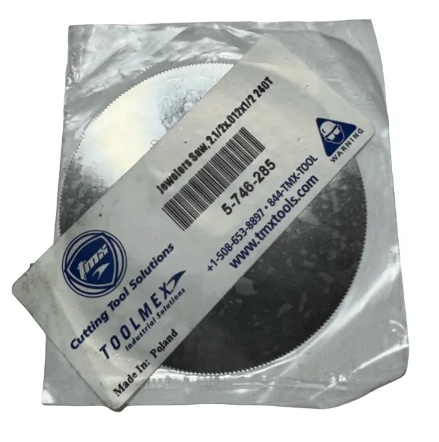 TMX 2-1/2" x .012" X 1/2" - HSS - Jewelers Slotting Saw