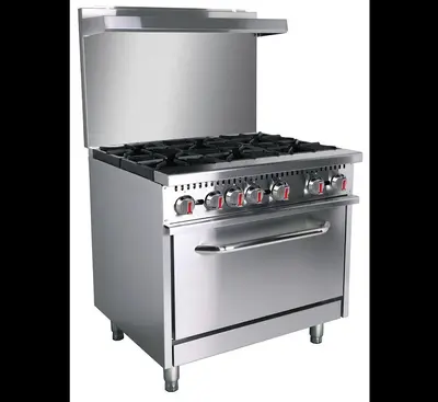 ELITE E6-N 36" 6-Burner Range with Oven | Natural Gas