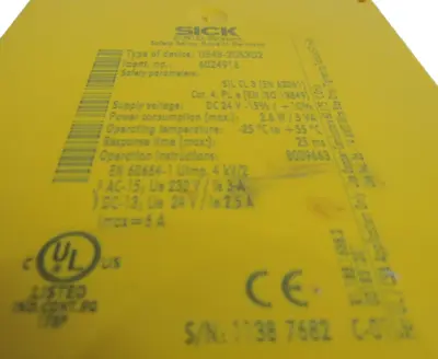 NEW SICK UE48-2OS3D2 SAFETY RELAY 6024916 UE482OS3D2