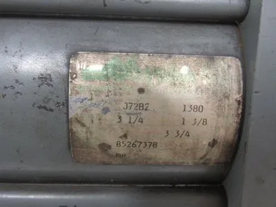 Miller Fluid Power J72B2 Pneumatic Tie Rod Cylinder 3-1/4" Bore 3-3/4" Stroke