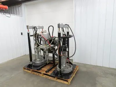 Graco Viscount II Metering Dispensing Drum Unloader Bulldog Pneumatic Hydraulic
