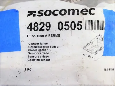 Socomec 4829 0505 Closed Sensor TE 55 1000 A Frame New