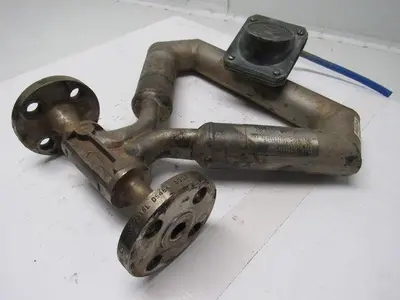 Micro Motion CMF050M314NU Elite 1/2" Mass Flow Sensor 9-Wire Flange Mount Used