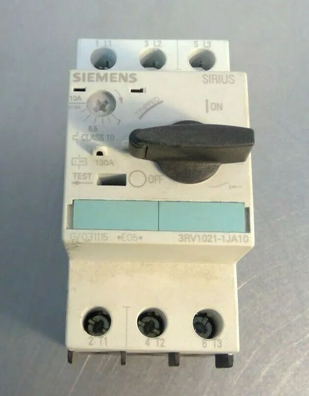 Siemens - Sirius - 3RV1021-1JA10 - Manual Motor Starter 4D