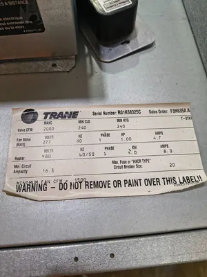 Used TRANE VSEF1200GA0DD04AD2000L0WWE04021W Air Pressure Regulators South Carolina US | ESS Industrial Equipment Sales #1557911