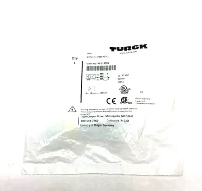 NEW TURCK INDUCTIVE PROXIMITY SENSOR 3-WIRE 10-30VDC